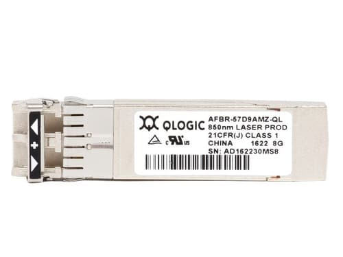 QLogic AFBR-57D9AMZ-QL  8 Gbps SFP+ Transceiver - Shortwave - LC Duplex - 850 Millimeter - Multimode Optical Fibre Channel