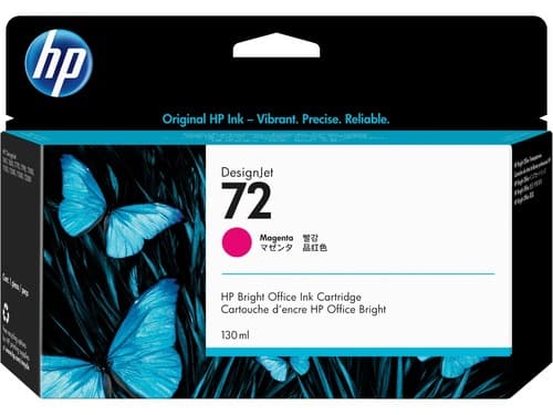 HP 72 C9372A 130-ML Magenta Ink Cartridge - 1-Pack - Inkjet Printing