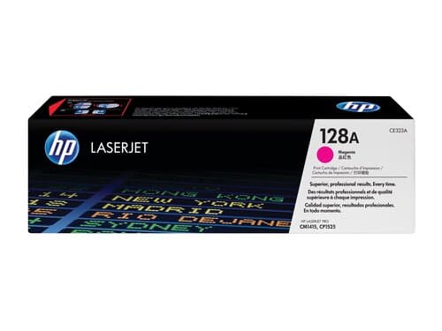 HP 128A CE323A Toner Cartridge - Magenta - Laser - 1300 Page Yield