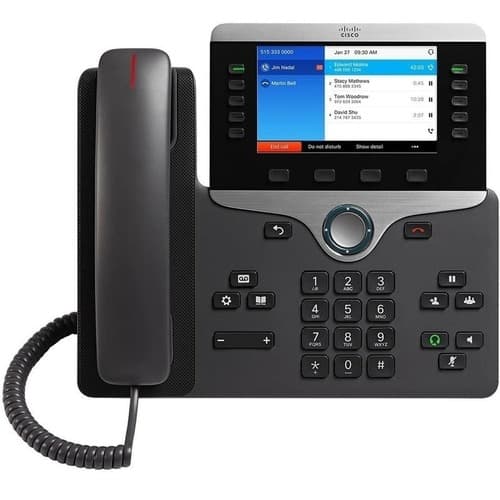 Cisco CP-8841-3PCC-K9 IP Phone 8841 VoIP Voice and Video Phone - 5-inch Color Display - Multi-Platform Firmware
