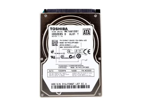 Dell DGMXG (Toshiba MK1661GSY) 2.5 Inches Internal SATA Hard Drive - 7.2k RPM - 160GB