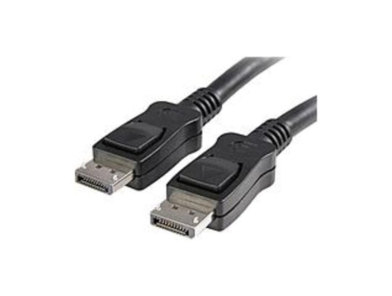 10 ft Certified DisplayPort 1.2 Cable with Latches M/M - DisplayPort