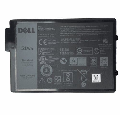 Dell DP3KF 3-cell Laptop Battery - Black - Lithium Ion (Li-Ion) - 51 Watthour - 11.4 Volts