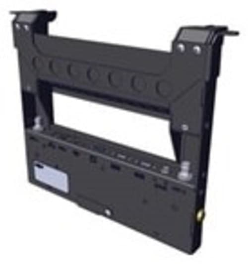 Havis DS-DELL-612-2 Docking Station with Dual Pass-through Antenna - Latitude 12 Tablet - Black