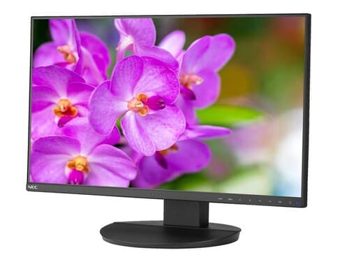 NEC MultiSync EA241F-BK 24 inches Full HD LCD Monitor - Black - 1920 x 1080 - 16:9 - WLED Backlight - 16.7 Million Colors - 250 nits - 5 ms - Speakers