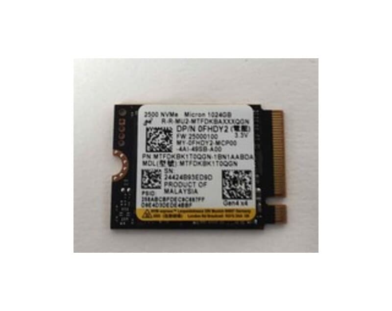 Dell FHDY2 (Micron MTFDKBK1T0QGN-1BN1A) 1 TB Solid State Drive