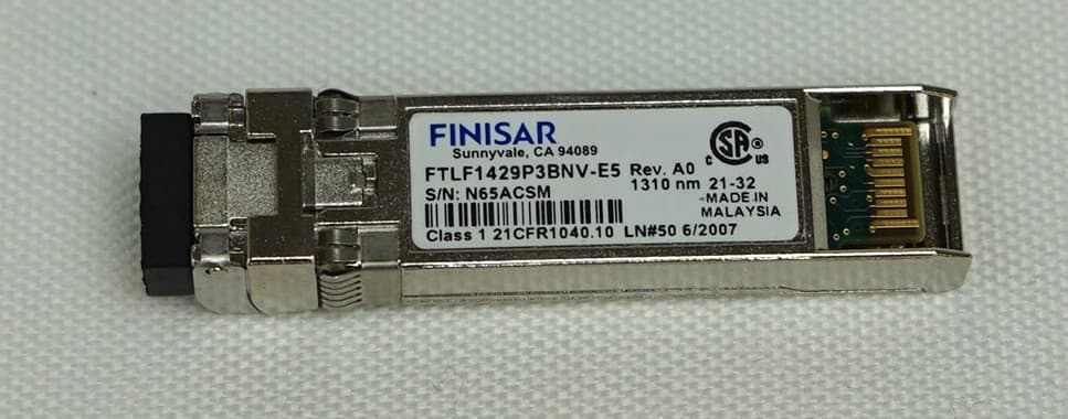 Finisar FTLF1429P3BNV-E5 (Emc 019-078-047) 16 GbE Transceiver Module