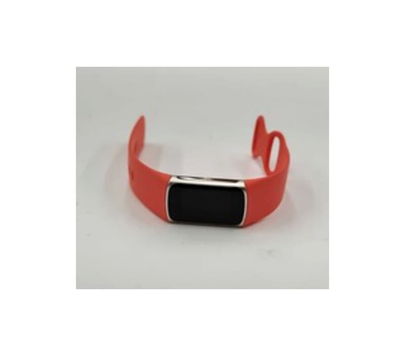 Fitbit Charge 6 GA05184-NA 1.4 Millimeters Activity Tracker - Champagne Gold Aluminum with Silicone Coral Infinity Band - Bluetooth - 164 Feet - GPS -