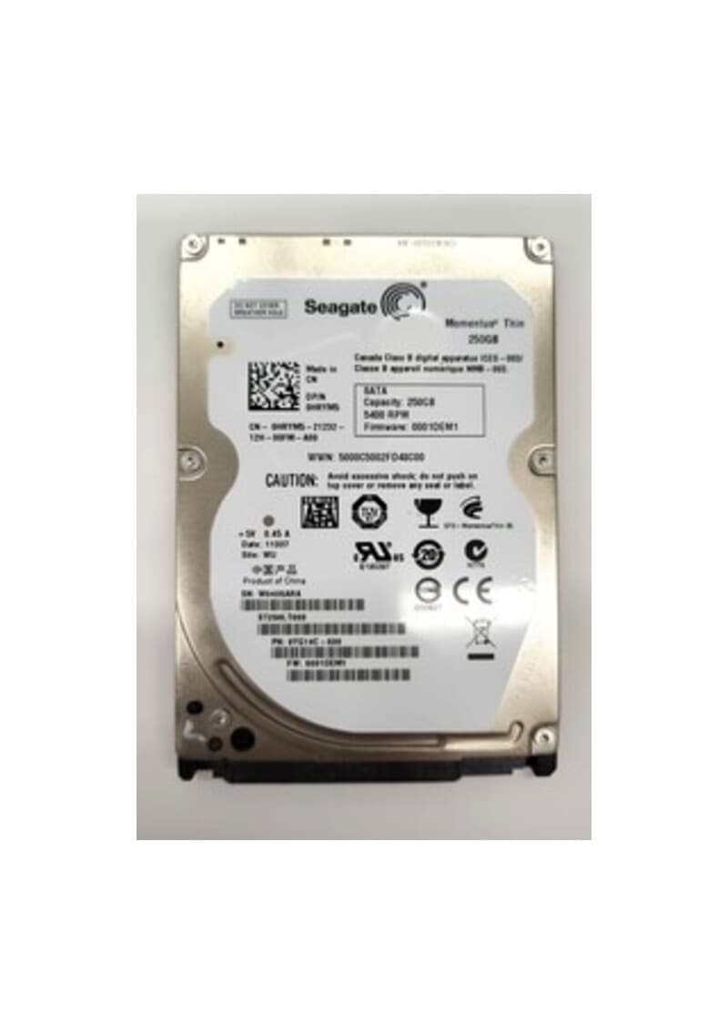 Dell HRYM5 (Seagate ST250LT003) 250 GB 5400 RPMRPM Hard Drive - 7 Millimeter - 2.5 inches - Internal SATA 3 Gbs