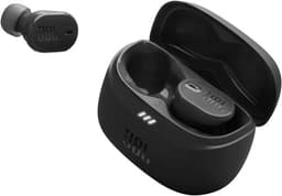 JBL Tune Buds 2 JBLTBUDS2BLKAM True Wireless Earbuds And Charging Case - Black - Noise Cancelling - 6 Microphones - 16 Ohms - Bluetooth Version 5.3 -