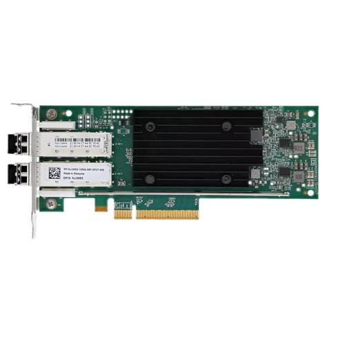 Dell JJW53 (Qlogic QLE2772NL) 2-Port 32Gbe Host Bus Adapter - SFP28 - Marvell QLogic 2772 - PCI-Express 4.0 x 8 - Fibre Channel - Low-profile V2