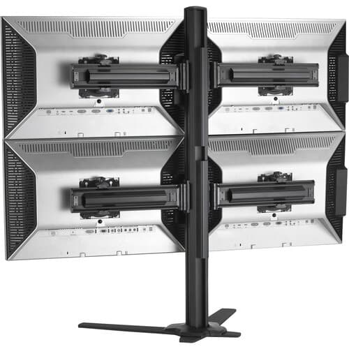 Chief K3F220B Kontour K3 Free Standing 2x2 Array Monitor Mount - Black - Desk Mount - For Flat Panel Display