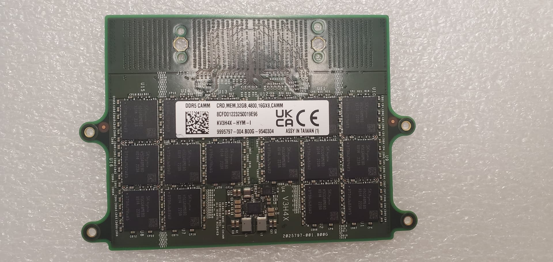 Dell KV3H4X-HYM 32GB DDR5 4800MT/s RAM 16GX8 CAMM Memory Module For