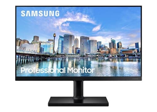 Samsung LF24T454FQNXGO 24-inch Monitor With USB Hub - IPS - 1920 x 1080 - 16:9 - 5ms - 75Hz - AMD FreeSync - USB 2.0 - HDMI 1.4 - Height Adjustable St