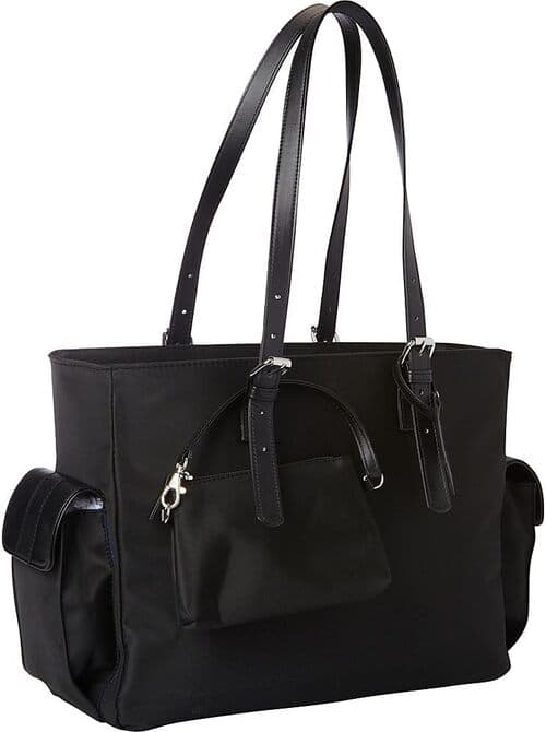 WIB LIB14BK Slim Liberator Carrying Case (Tote) - Black - MicroFiber Body - Nylon Interior Material - Handle - For 14.1 inches Notebook