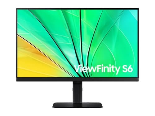 Samsung LS24D606EANXZA S24D606EAN ViewFinity S6 24-inch Monitor - 350 Nits - 2560 x 1440 - 100 Hz - USB A 3.0 - HDMI - Black