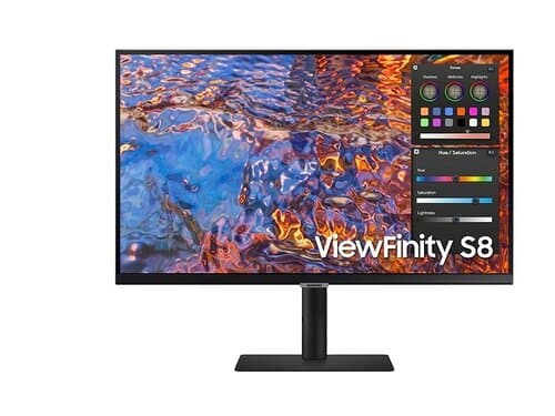 Samsung Viewfinity S8 S32B804PXN LS32B804PXNXGO 32 inches LCD Monitor - Black - IPS 3840 x 2160 - 1000:1 5 Milliseond - 60 Hertz - USB-C HUB