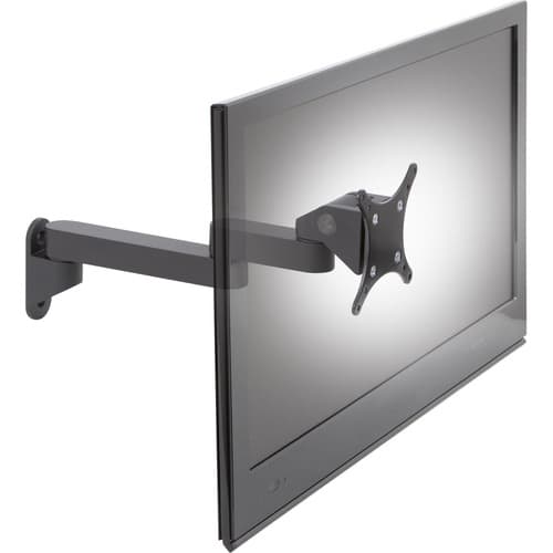 Ergotech OMLK-B8-04 Wall Mount - Black - 35 lbs. Load Capacity - 75 x 75, 100 x 100 - VESA Mount Compatible - For Flat Panel Monitor
