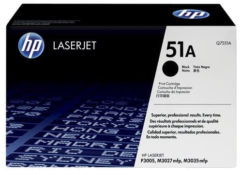 HP M3 Q7551A 6.5k Toner Cartridge - Black