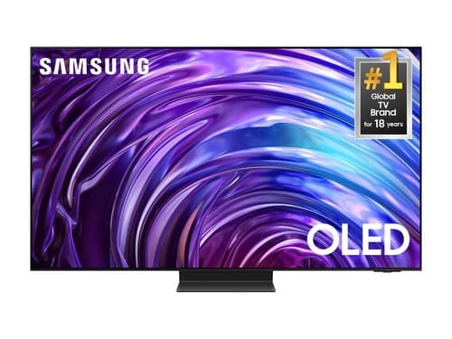 Samsung S95D QN55S95DAF 55 Inches 4K Smart OLED TV - Graphite Black - 3840 x 2160 - NQ4 AI Gen2 Processor - Alexa, Google Assistant, Bixby Supported -