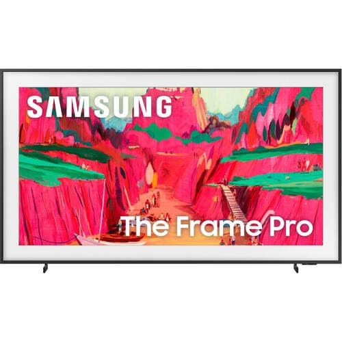 Samsung QN65LS03FWFXZA The Frame Pro LS03FW 65-inch 4K HDR Neo QLED Smart TV with Modern Frame Design - 3840 x 2160 - 120 Hertz - Tizen OS - Black