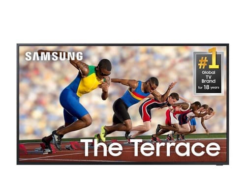Samsung The Terrace Full Sun LST9D QN65LST9DAFXZA 65 Inches 4K Smart TV - Titan Black - Neo QLED - 3840 x 2160 - 120 Hertz Refresh Rate - Anti-Reflect