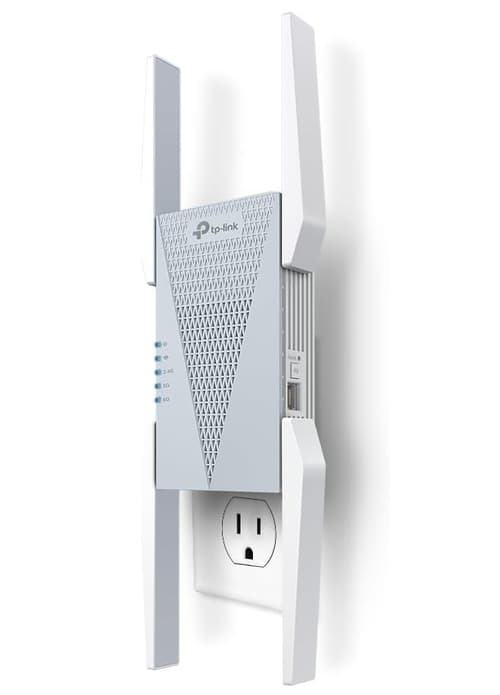 TP-Link RE815XE AXE5400 Mesh Wireless Range Extender - White - Wi-Fi 6E - Tri-Band