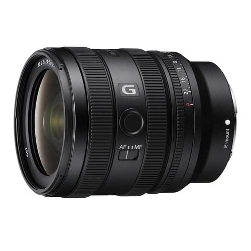 Sony SEL2450G FE 24-50mm F2.8 G Compact Full Frame Standard Zoom Lens - Sony E-mount - Autofocus - 67 mm filter - Black