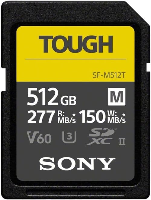 Sony Tough M-Series SF-M512T/T1 512 GB Memory Card