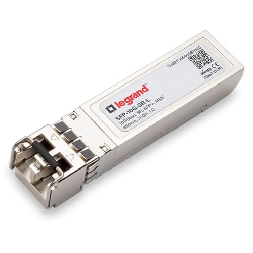 Legrand SFP-10G-SR-L SFP+ Transceiver Module - For Data Networking, Optical Network - 1 x LC/PC Duplex 10GBase-SR Network - Optical Fiber - Multi-mode