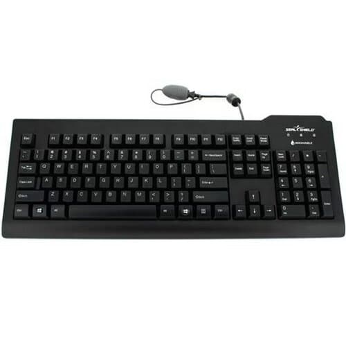 Seal Shield Silver Seal SSKSV208UK USB Keyboard - Black - Waterproof