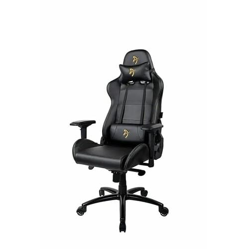 Arozzi VERONA-SIG-PU-GD Verona Signature Gaming Chair - Gold - For Gaming - PU Leather, Metal, Foam