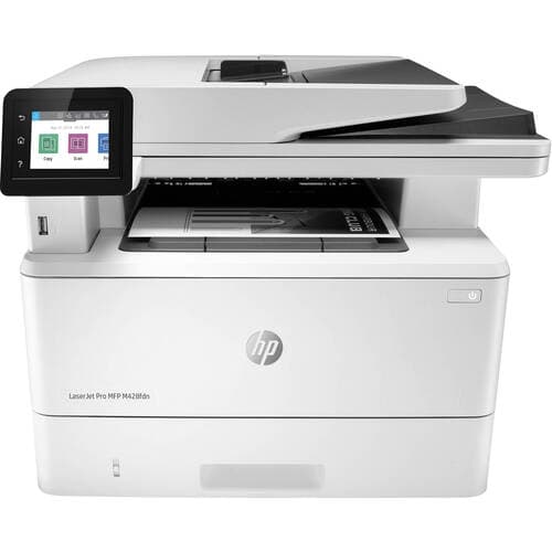 HP Laserjet Pro MFP M428FDN W1A29A LED Laser Printer - Print, Copy, Scan, Fax / Black,White - 1200DPI - 40 PPM - Duplex Laser USB, Ethernet, Wireless