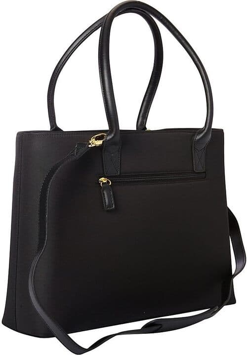 Francine Collection WIB Thoroughbred WIB-EURO-1 Carrying Case (Tote) - Black - Twill Nylon Body - Nylon Interior Material - Textured - For 15.6 inches