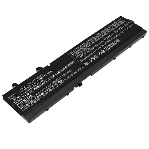 Dell X26RT OEM Replacement Laptop Battery - 83 Watt-Hour - 11.55 Volts - 6-Cell - Lithium-Ion - Black