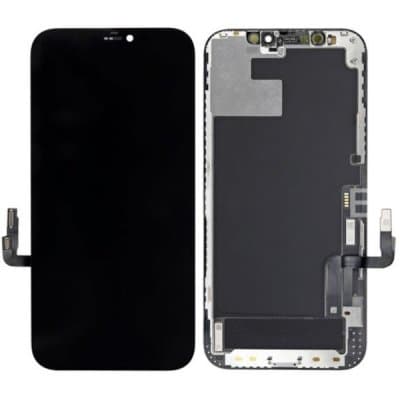 iPhone 12 / 12 Pro Skärm med OLED Display Glas Original Refurbished - Svart