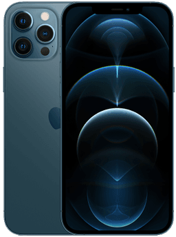 Apple iPhone 12 Pro Max Single Sim - Pristine - Pacific Blue - Unlocked - 128gb