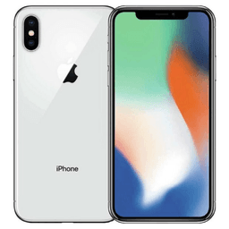 Apple iPhone X Single Sim - Very Good - Silver - Unlocked - 64gb
