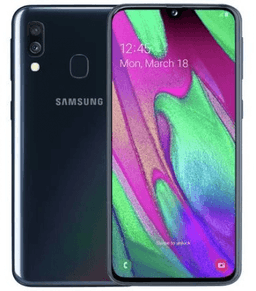 Samsung Galaxy A40 Dual Sim - Very Good - Black - Unlocked - 64gb