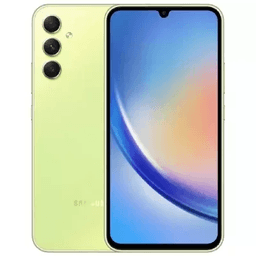 Samsung Galaxy A34 Dual Sim - Pristine - Awesome Lime - Unlocked - 256gb