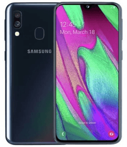 Samsung Galaxy A40 Dual Sim - Good - Black - Unlocked - 64gb