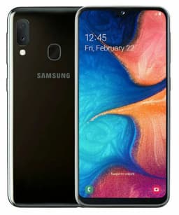 Samsung Galaxy A20e Single Sim - Good - Black - Unlocked - 32gb