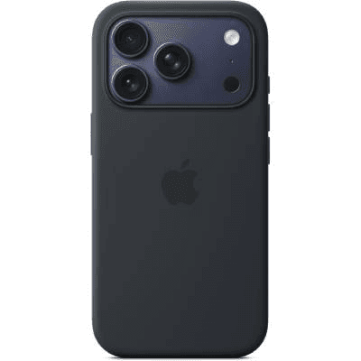 Apple Official Silicone Case with MagSafe Like New - Black - Iphone 17 Pro