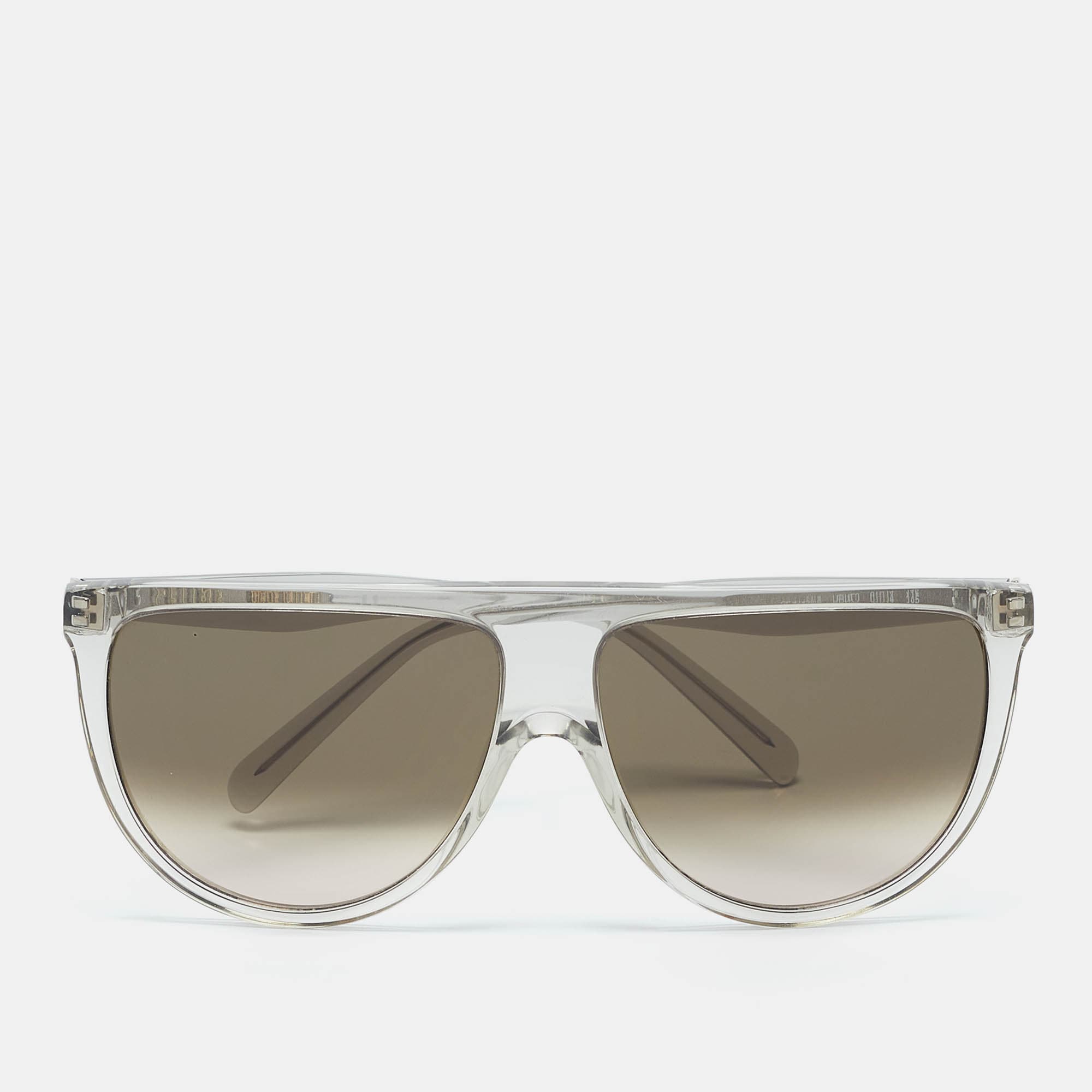 Celine Grey Gradient CL41435/S Thin Shadow Oversized Sunglasses