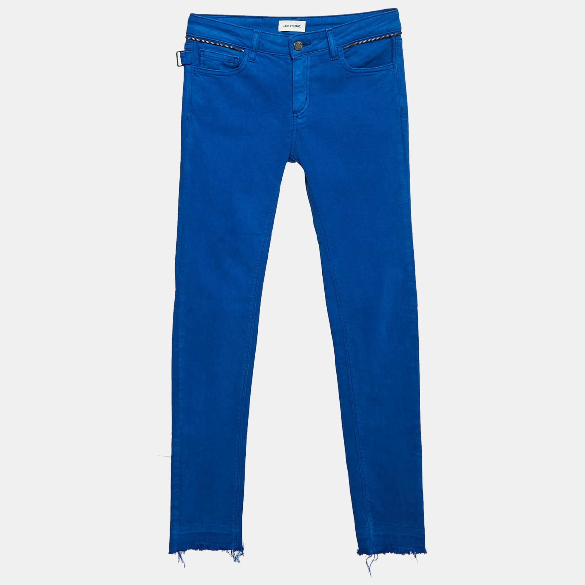 Zadig & Voltaire Blue Denim Eva Cher Jeans S Waist 26.5"