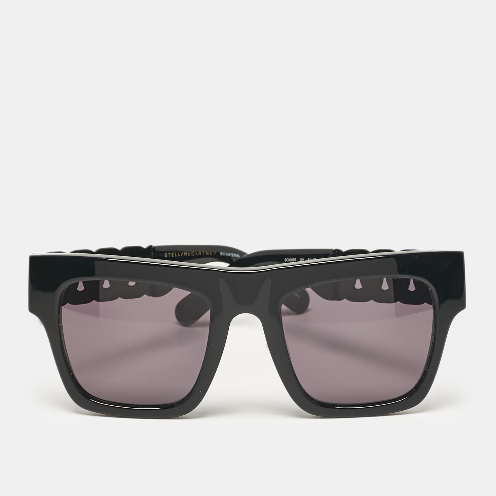 Stella McCartney Black Lorraine Wayfarer Sunglasses