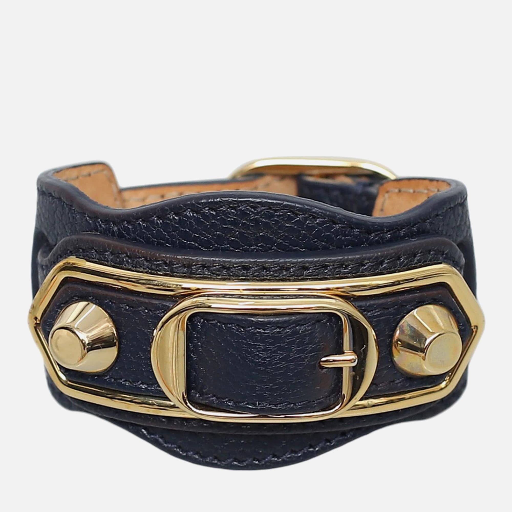 Balenciaga Arena Giant Leather Bracelet