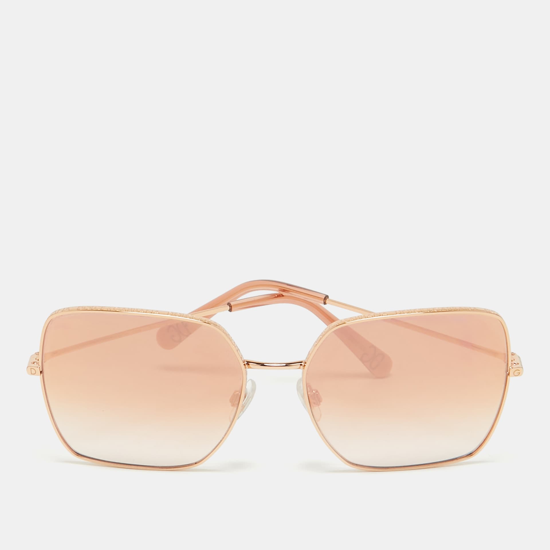 Dolce & Gabbana Peach Gradient DG 2242 Butterfly Sunglasses