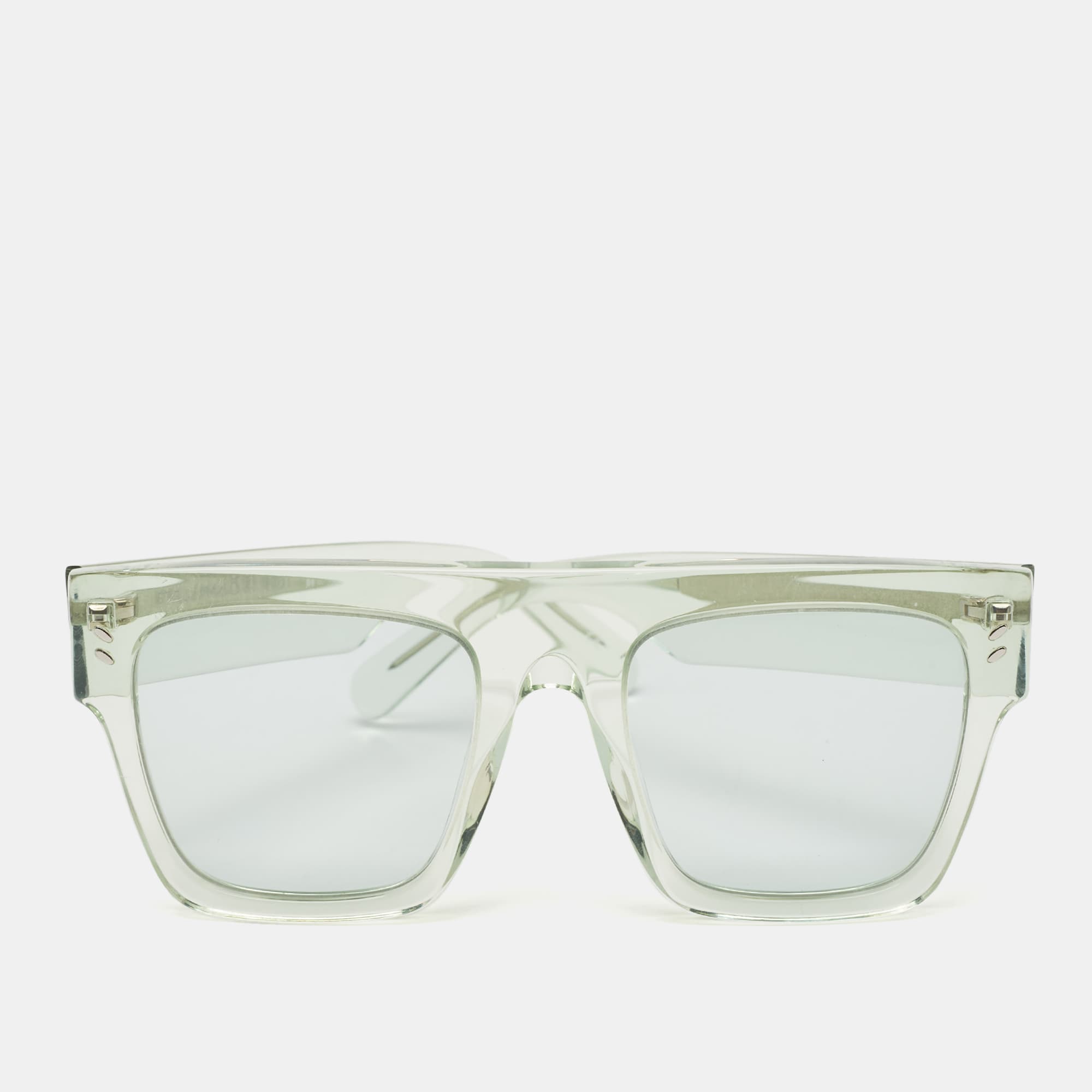 Stella McCartney Light Green SC0119S Square Sunglasses