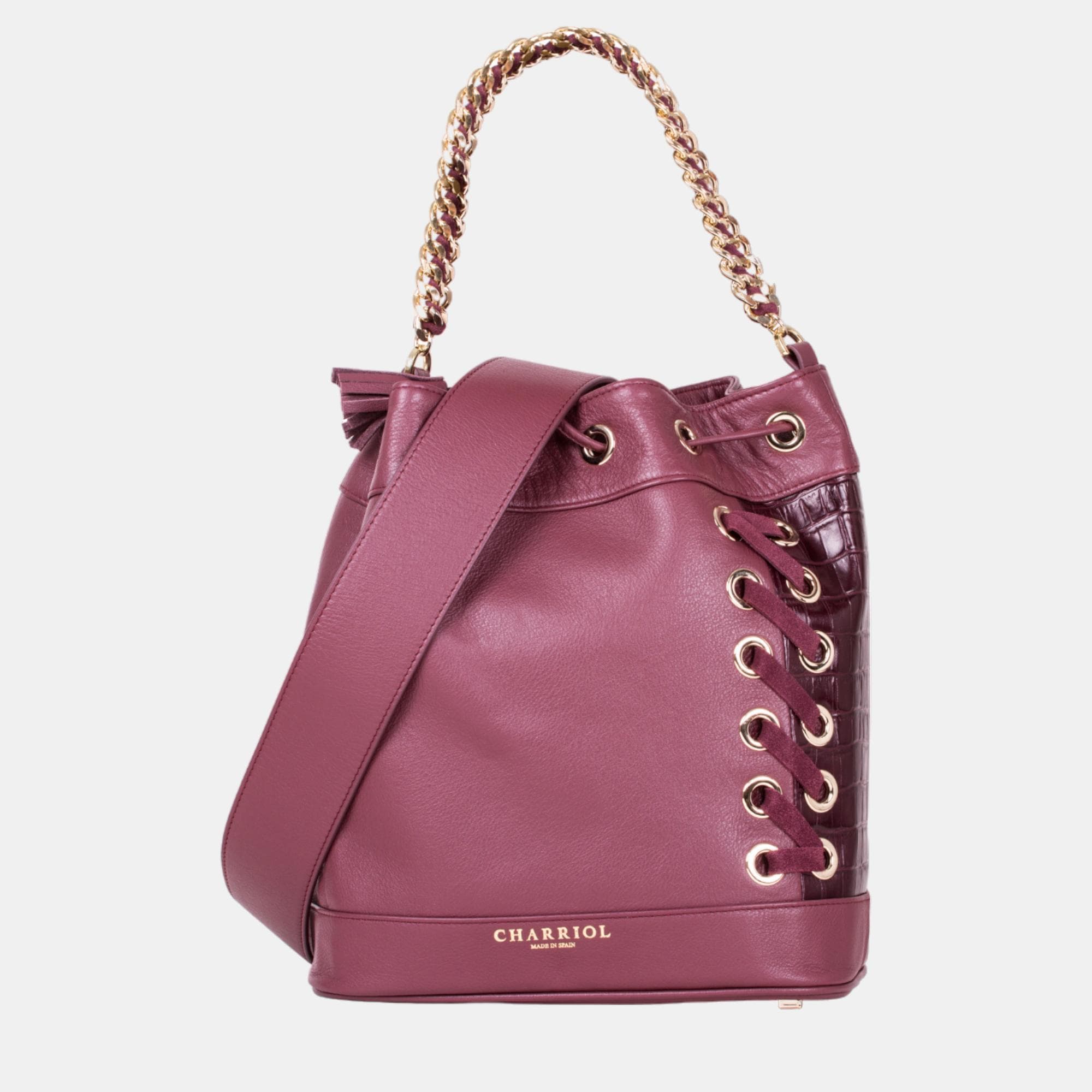 Charriol Bordeux Leather Handbag